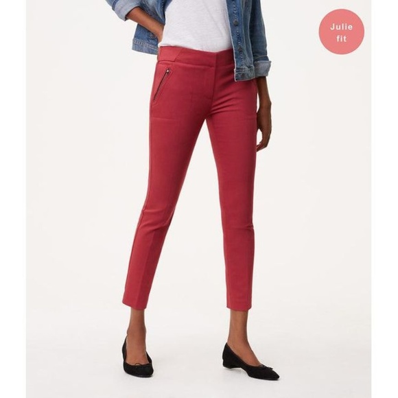 LOFT Pants - LOFT Skinny Zip Pocket Pants in Julie Fit